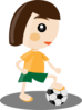 Sport Girl Clip Art