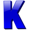 Letter K Icon Image