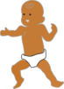 Brown Baby Clip Art