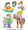 Summer Activities Clipart Image