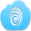 Free Blue Cloud Finger Print Image