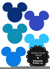 Mickey Heads Clipart Image