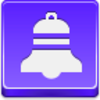 Free Violet Button Christmas Bell Image