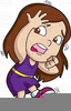 Frightened Person Clipart Image