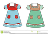 Baptism Dress Clipart Image