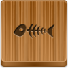 Fish Skeleton Icon Image