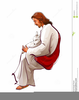 Jesus Hugging Clipart Image