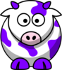 Purple Cow Clip Art