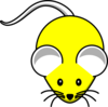 Yellow Mouse Clip Art