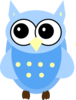 Blue Owl Clip Art