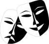 Theatre Masks Clip Art