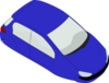 Bluecar Clip Art