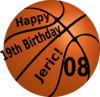 Happy Birthday Basketball Clip Art