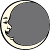 Man In The Moon Clip Art