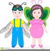 Halloween Costume Party Clipart Image