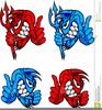 Free Blue Devil Clipart Image