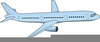 Free Commercial Airplane Clipart Image