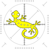 Target Gecko Clip Art