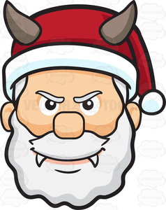 Free Clipart Santa Face Image