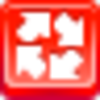 Free Red Button Icons Synchronize Image