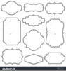 Vintage Wedding Border Clipart Image