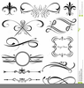 Scrolls And Swirls Clipart Image