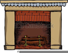 Fireplace Logs Clipart Image