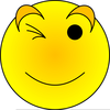 Animated Winking Clipart Image