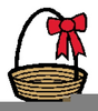 Large Easter Basket Clipart Image