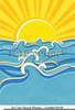 Sea Waves Clipart Image