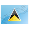 Flag Saint Lucia Image