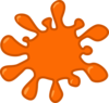 Orange Splash Clip Art