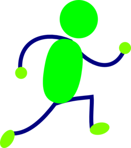 Green Runner Clip Art