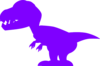 Purple Trex Clip Art