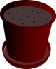 Maroon Pot Clip Art