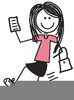 Running Errands Clipart Image