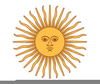 Bandera Argentina Clipart Image