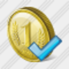 Icon Coin Ok Image