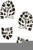 Work Bootprint Clipart Image