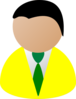 Yellow Agent Clip Art