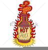 Hot Sauce Bottle Clipart Image