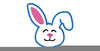 Cartoon Bunny Clipart Image