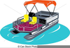 Pontoon Boat Clipart Image