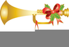 Christmas Trumpets Clipart Image