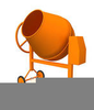 Free Concrete Mixer Clipart Image