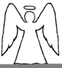 Free African American Angel Clipart Image