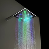 Chrome Finish Contemporary Multi Color Led Shower Head--faucetsuperdeal.com Image