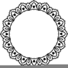 Circular Chevron Clipart Image