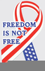 Freedom Is Not Free Clipart Image