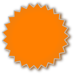 Starburst Outline Clip Art